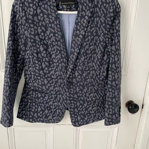 Banana Republic Navy print blazer. Size 2